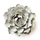 Ceramic Flowers With Keyhole For Hanging On Walls Pearl Collection - Chive Ceramics Studio - Ceramic Flowers - Chive Ceramics Studio