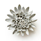 Ceramic Flowers With Keyhole For Hanging On Walls Pearl Collection - Chive Ceramics Studio - Ceramic Flowers - Chive Ceramics Studio