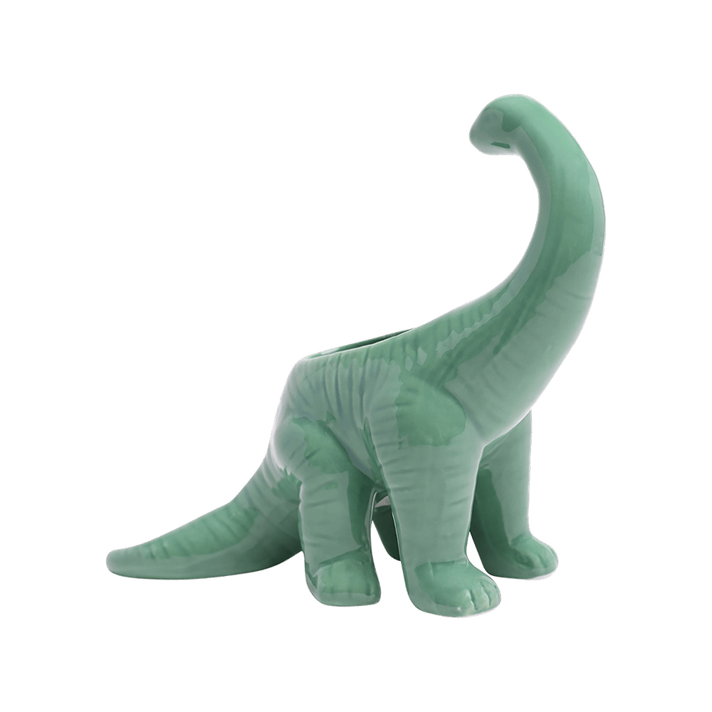 Brontosaurus Ceramic Indoor Plant Pot for Succulents - Chive Ceramics Studio - Pots - Chive Ceramics Studio