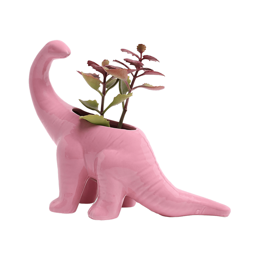 Brontosaurus Ceramic Indoor Plant Pot for Succulents - Chive Ceramics Studio - Pots - Chive Ceramics Studio