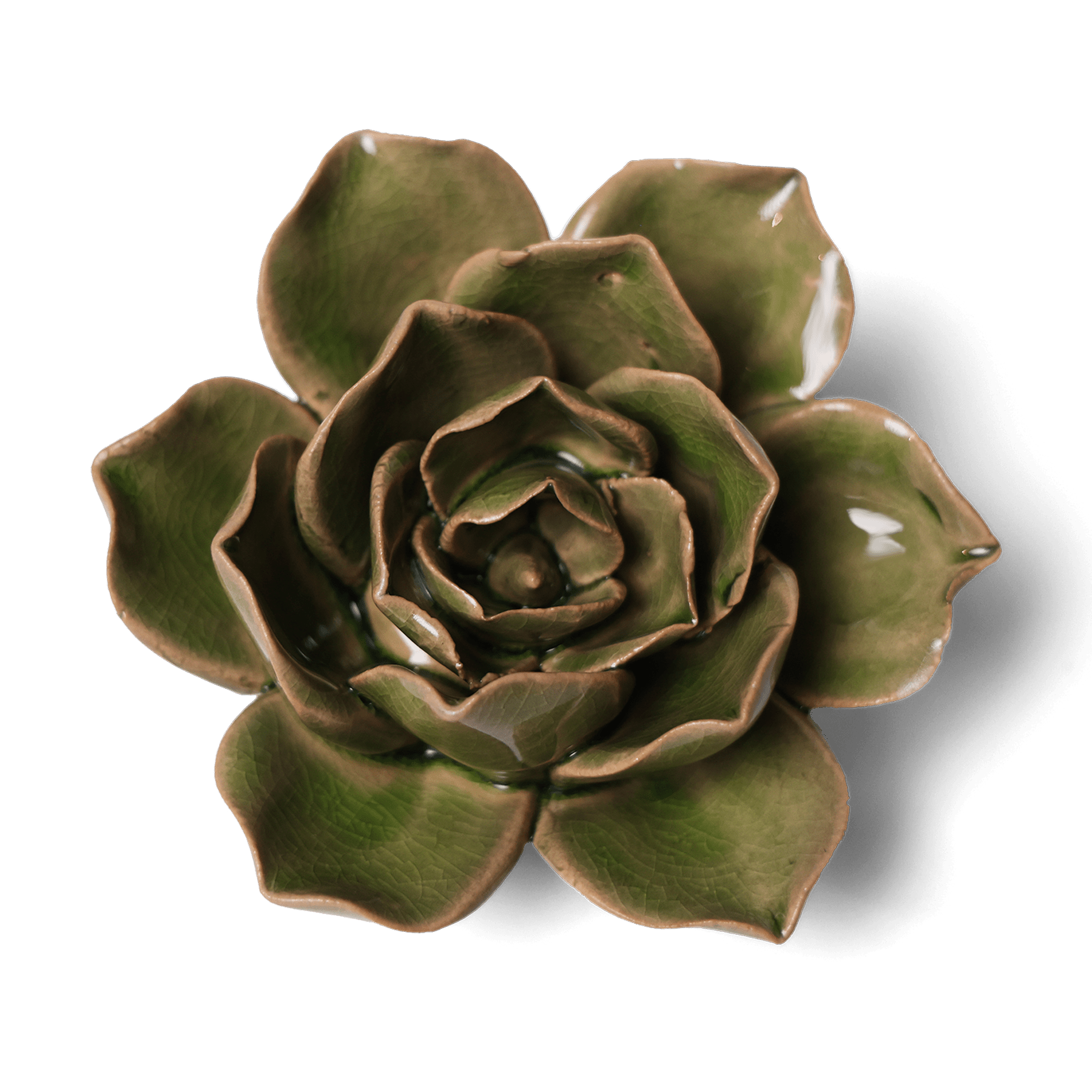 Ceramic Flowers With Keyhole For Hanging On Walls Collection 11 - Chive Ceramics Studio - Ceramic Flowers - Chive Ceramics Studio