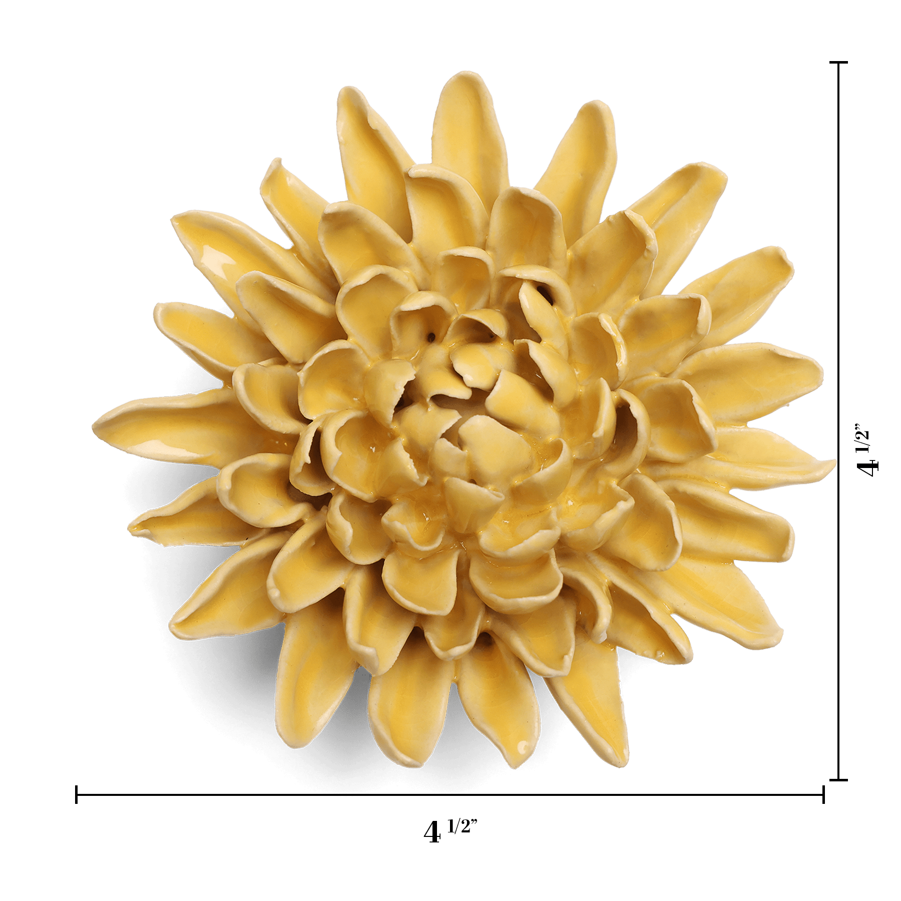 Ceramic Flowers With Keyhole For Hanging On Walls Lisbon Set - Chive Ceramics Studio - Ceramic Flower Sets - Chive US