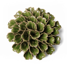 Ceramic Flower Wall Art Polyp Green Large - Chive Ceramics Studio - Ceramic Flowers - Chive US