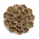 Japan Ceramic Flowers With Keyhole For Hanging On Walls - Chive Ceramics Studio - Ceramic Flowers - Chive Ceramics Studio
