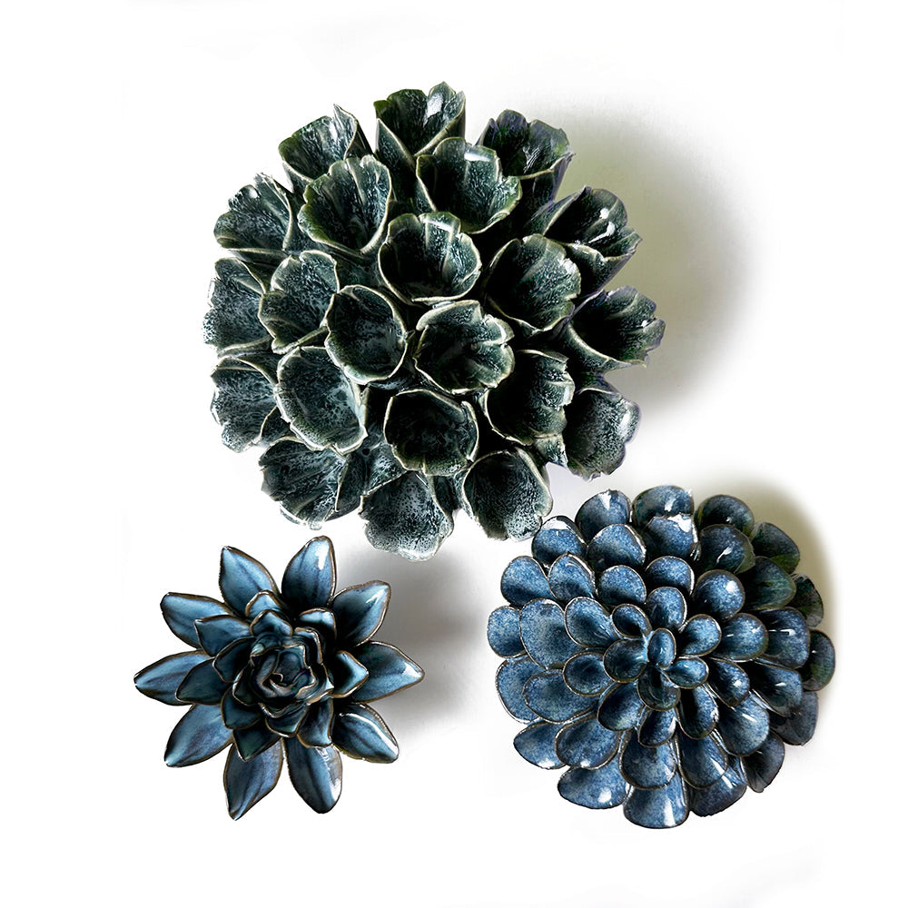 Ceramic Flower Wall Art