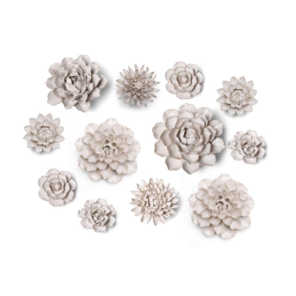 Ceramic Flower Coastal Curated Collection #2 - Chive Ceramics Studio - Ceramic Flower Sets - Chive Ceramics Studio