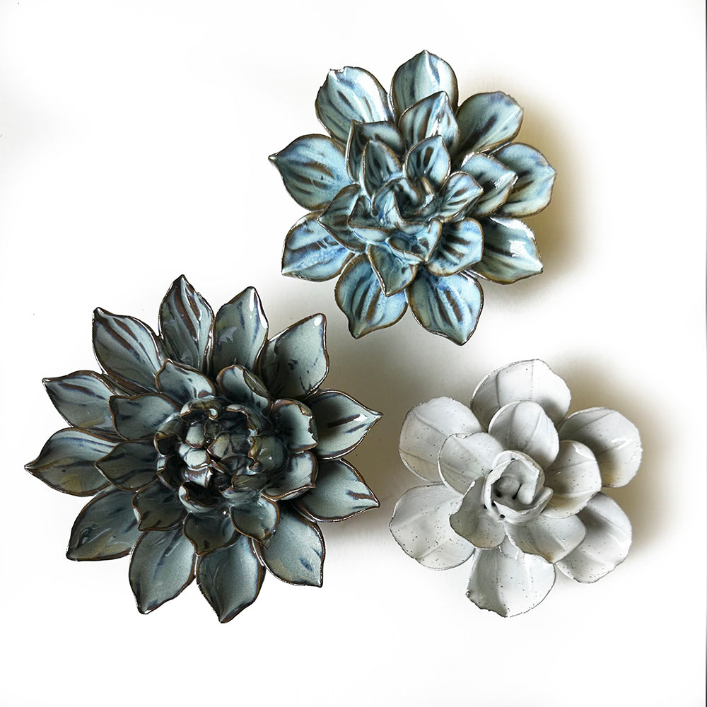 Ceramic Flower Wall Art Fiore Box Set