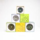 Ceramic Flower Wall Art Lettuce Dark Blue XL - Chive Ceramics Studio - Ceramic Flowers - Chive US