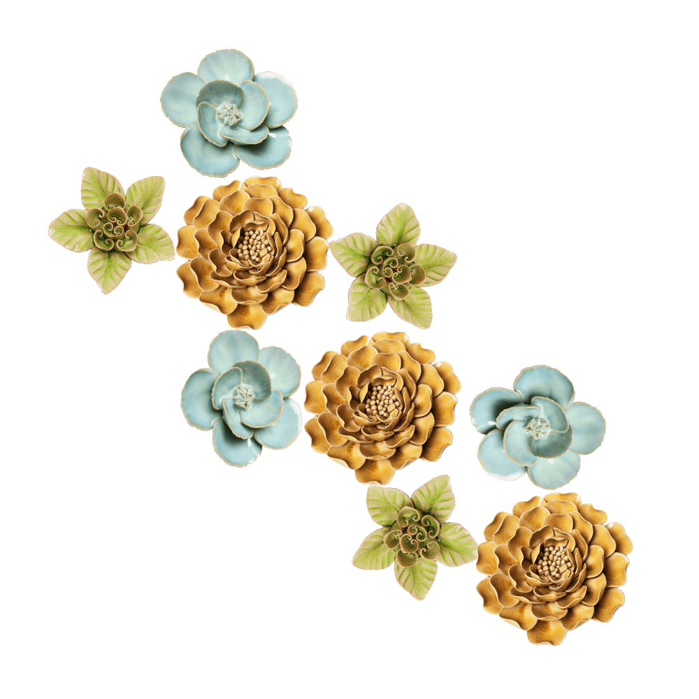 Ceramic Flower English Garden Curated Collection #6 - Chive Ceramics Studio - Ceramic Flower Sets - Chive Ceramics Studio