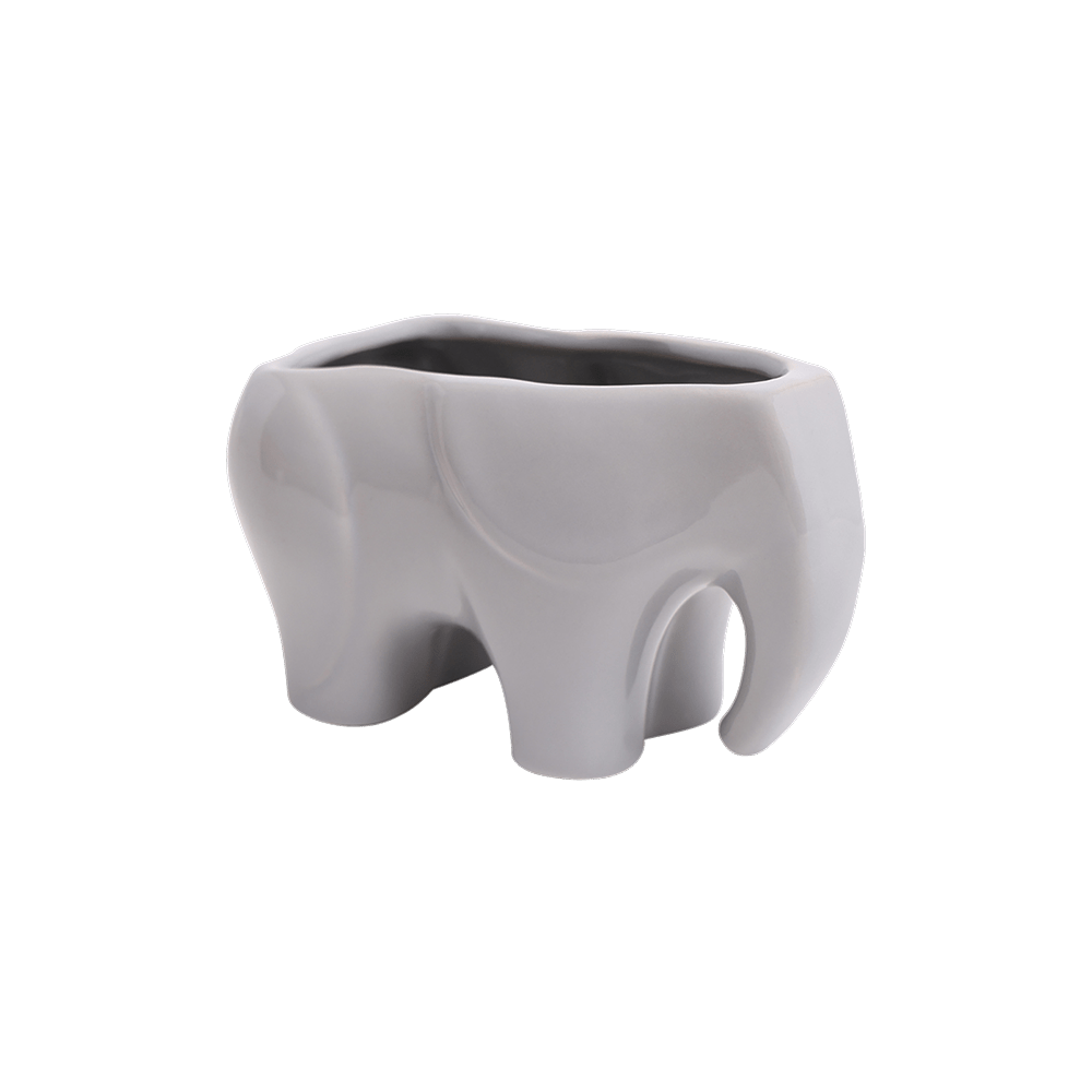 Elephant Ceramic Indoor Plant Pot For Succulents - Chive Ceramics Studio - Pots - Chive US
