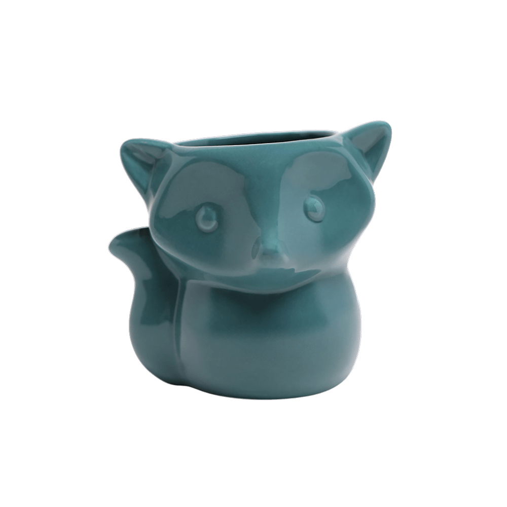 Fox Ceramic Indoor Plant Pot For Succulents - Chive Ceramics Studio - Pots - Chive Ceramics Studio