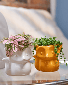 Fox Ceramic Indoor Plant Pot For Succulents - Chive Ceramics Studio - Pots - Chive Ceramics Studio
