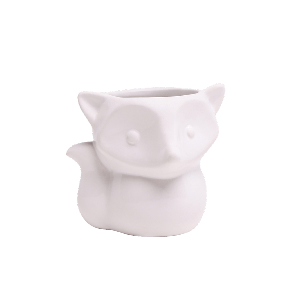 Fox Ceramic Indoor Plant Pot For Succulents - Chive Ceramics Studio - Pots - Chive Ceramics Studio