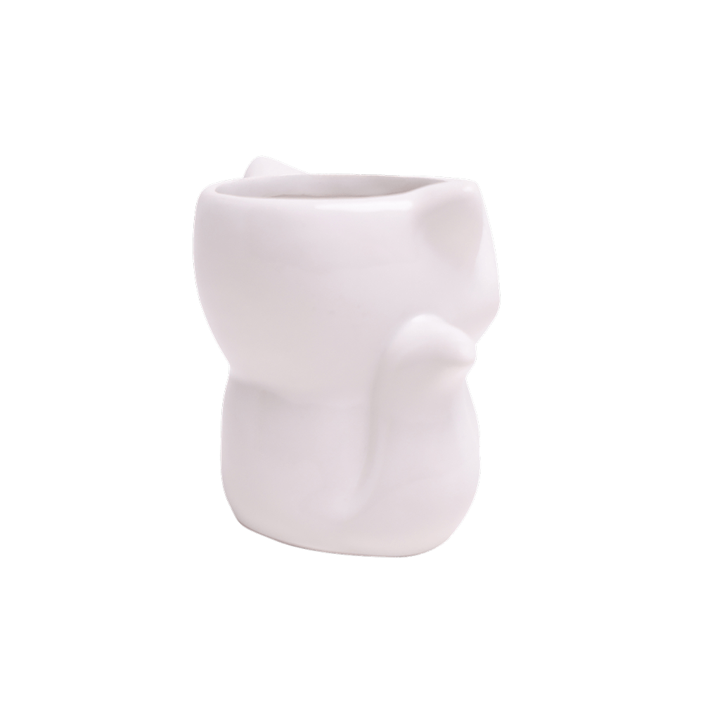 Fox Ceramic Indoor Plant Pot For Succulents - Chive Ceramics Studio - Pots - Chive Ceramics Studio