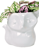 Fox Ceramic Indoor Plant Pot For Succulents - Chive Ceramics Studio - Pots - Chive Ceramics Studio