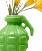Kapow Ceramic Grenade Flower Vase Unique - Chive Ceramics Studio - Vases - Chive Ceramics Studio