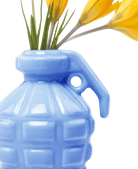 Kapow Ceramic Grenade Flower Vase Unique - Chive Ceramics Studio - Vases - Chive Ceramics Studio