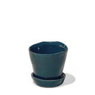 Tika Ceramic Pot & Saucer Set With Drainage - Chive Ceramics Studio - Pots - Chive Ceramics Studio