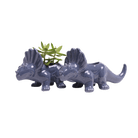 Triceratops Ceramic Indoor Plant Pot for Succulents - Chive Ceramics Studio - Pots - Chive Ceramics Studio