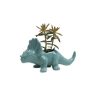 Triceratops Ceramic Indoor Plant Pot for Succulents - Chive Ceramics Studio - Pots - Chive Ceramics Studio