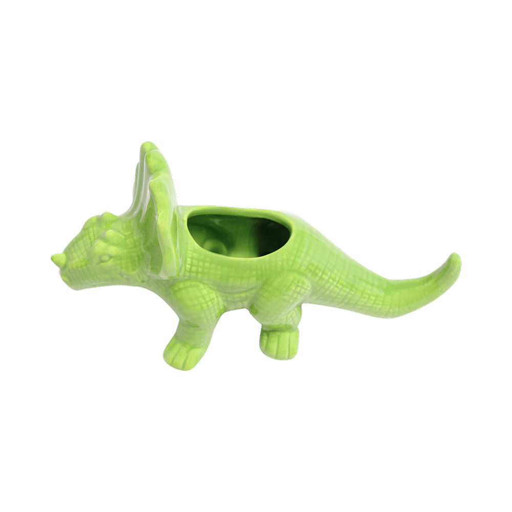 Triceratops Ceramic Indoor Plant Pot for Succulents - Chive Ceramics Studio - Pots - Chive Ceramics Studio