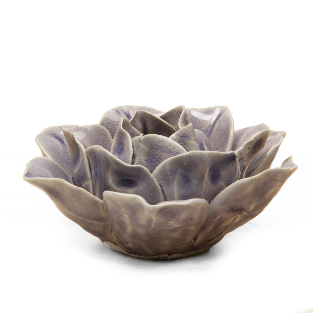 Ceramic Flower Lotus Lilac 4 - Chive Ceramics Studio - Ceramic Flowers - Chive US