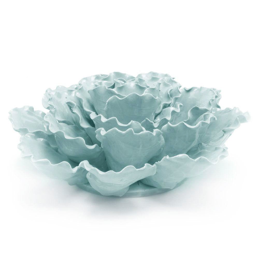 Ceramic Flower Lettuce Sea Green XL - Chive Ceramics Studio - Ceramic Flowers - Chive US