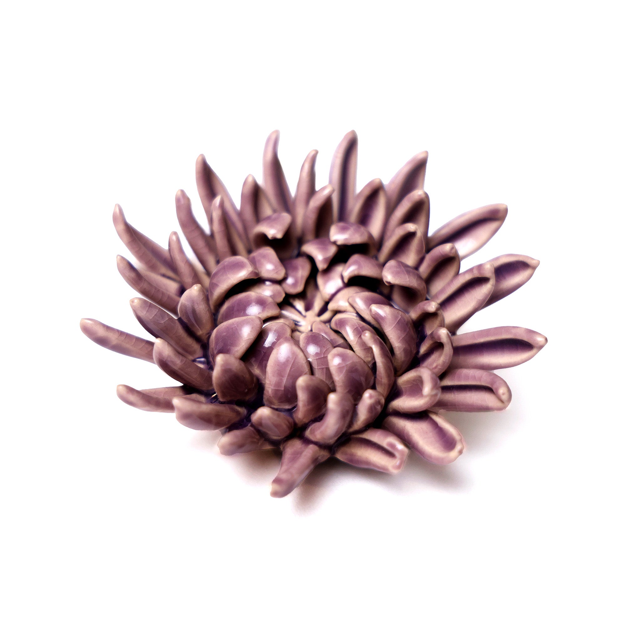 Ceramic Flowers With Keyhole For Hanging On Walls Collection 3 - Chive Ceramics Studio - Ceramic Flowers - Chive Ceramics Studio