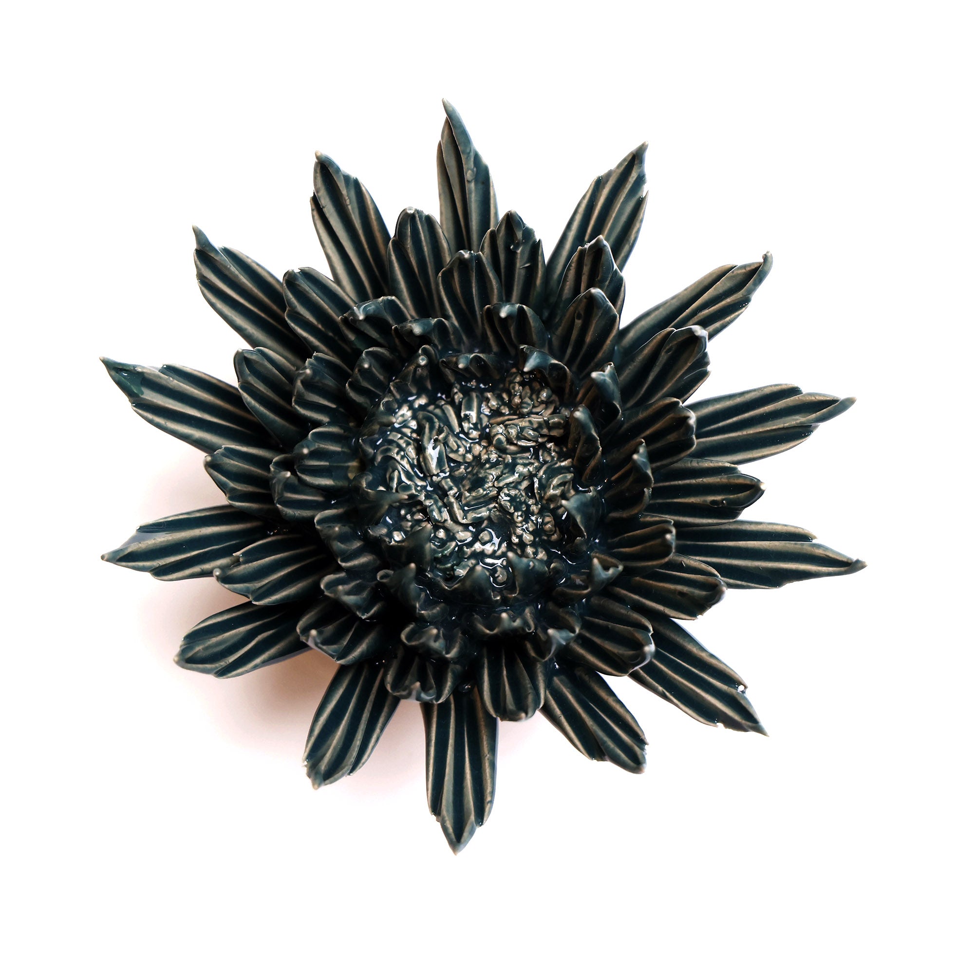 Ceramic Flowers With Keyhole For Hanging On Walls Collection 3 - Chive Ceramics Studio - Ceramic Flowers - Chive Ceramics Studio