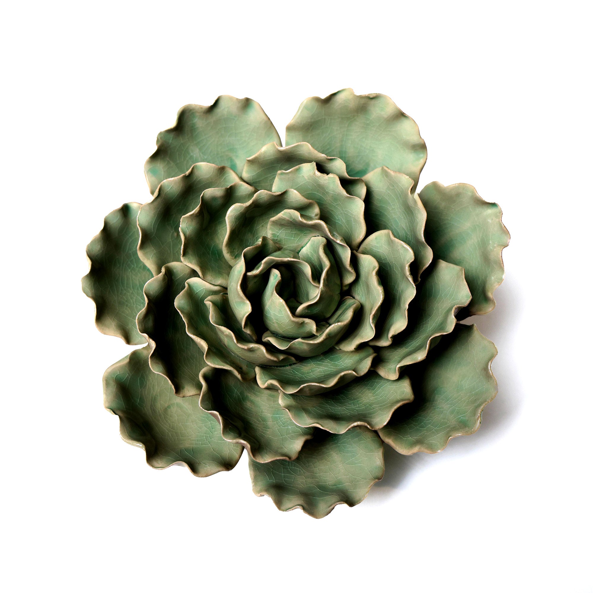 Ceramic Flowers With Keyhole For Hanging On Walls Collection 5 - Chive Ceramics Studio - Ceramic Flowers - Chive Ceramics Studio