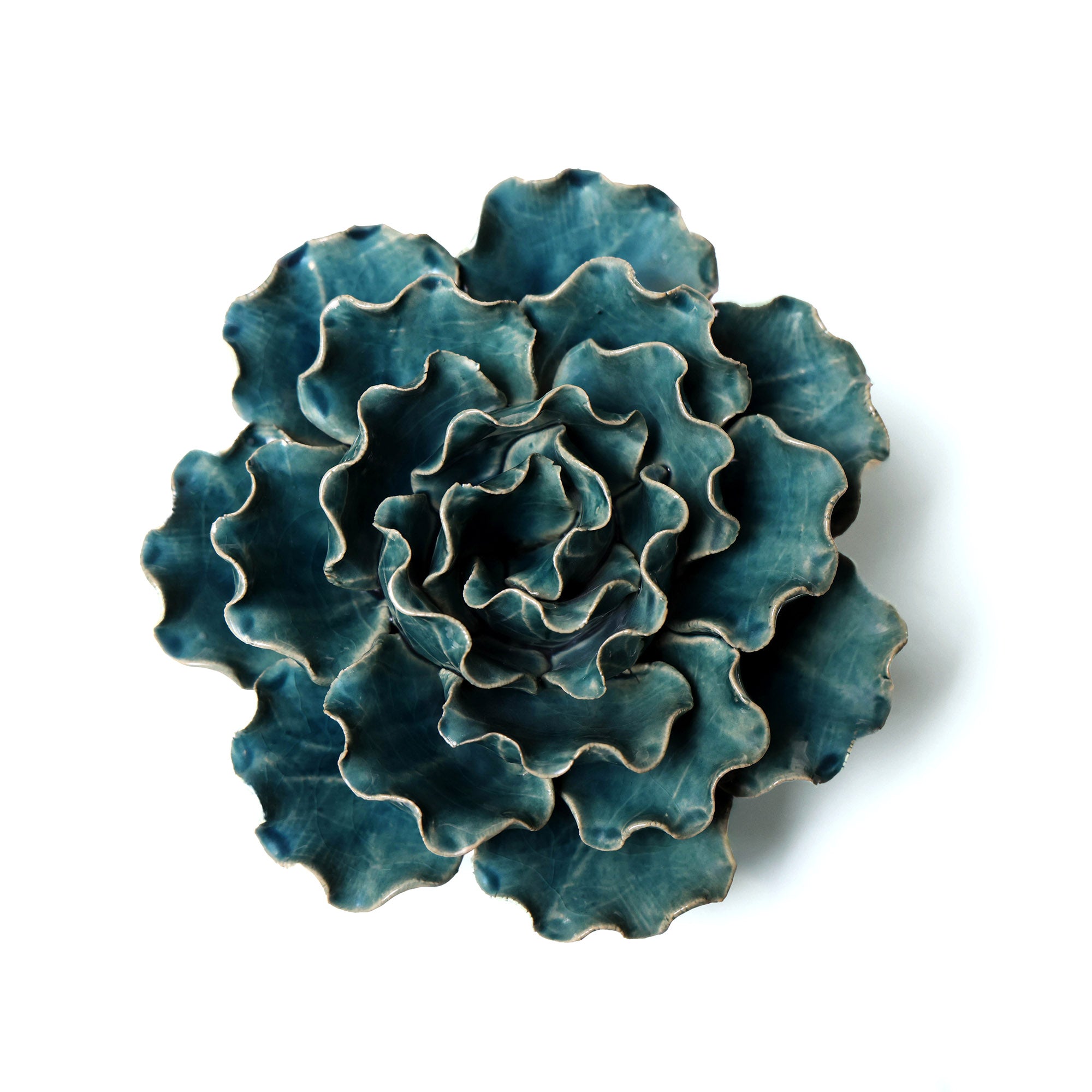 Ceramic Flowers With Keyhole For Hanging On Walls Collection 5 - Chive Ceramics Studio - Ceramic Flowers - Chive Ceramics Studio