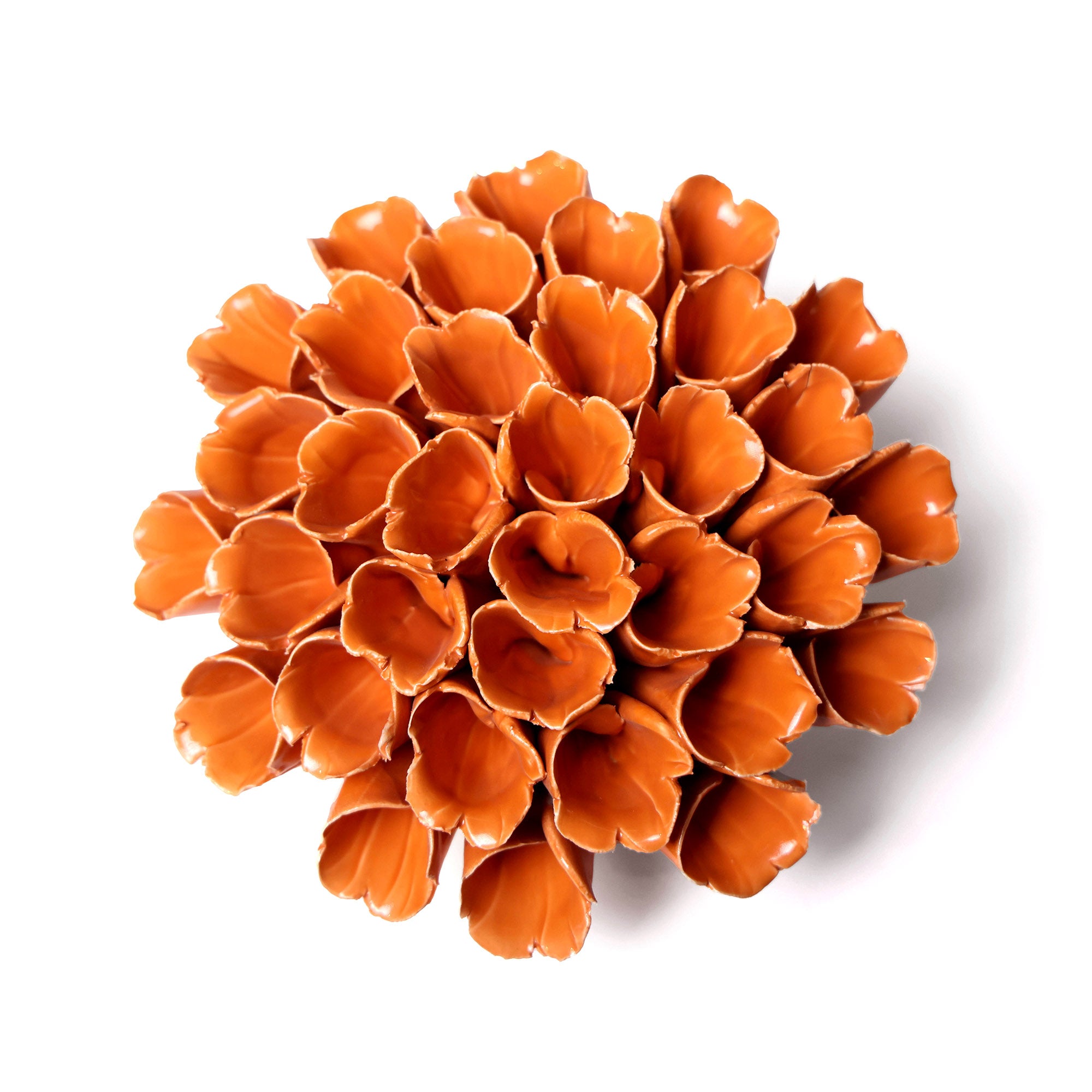 Ceramic Flowers With Keyhole For Hanging On Walls Collection 5 - Chive Ceramics Studio - Ceramic Flowers - Chive Ceramics Studio